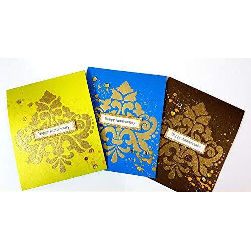 Craftreat Tile Stencil Bundle - Size 6X6 Inches (5Pcs) - Reusable Stencils For Flooring And Wall