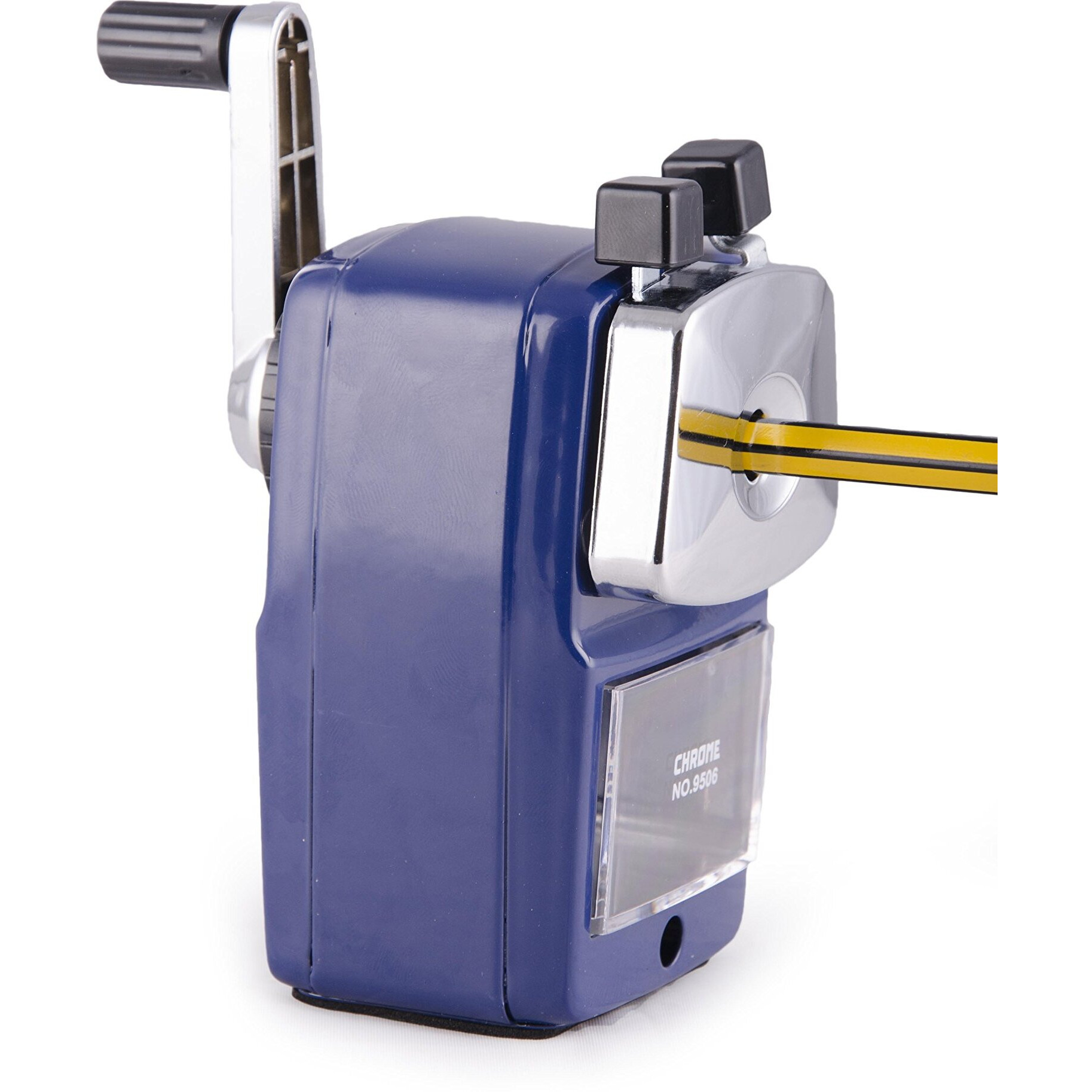 Chrome 9506 - Metal Body Pencil Sharpener (Blue)