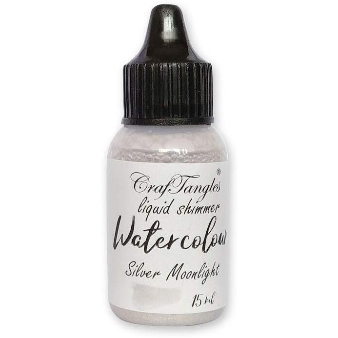 Craftangles Liquid Shimmer Watercolor (15 Ml) - Silver Moonlight
