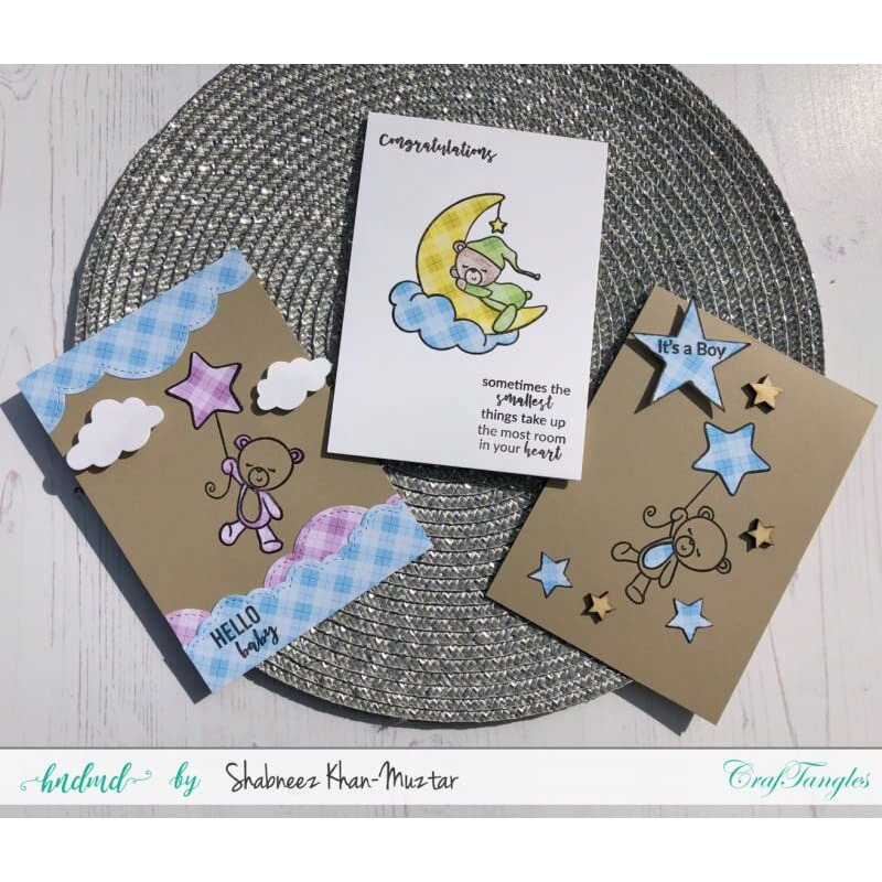 Craftangles Photopolymer Stamps - Hello Baby