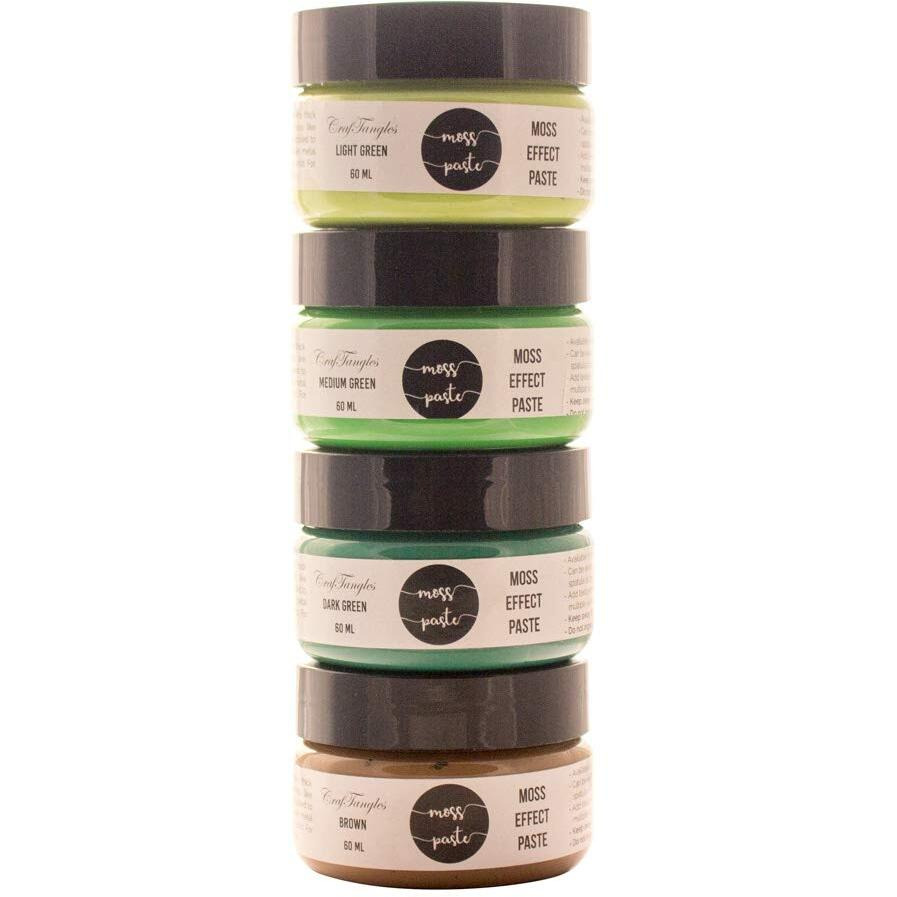 Craftangles Moss Effect Texture Paste (Set Of 4)