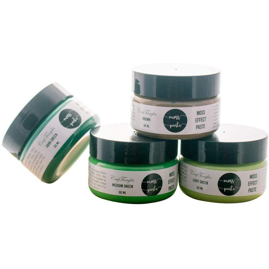 Craftangles Moss Effect Texture Paste (Set Of 4)