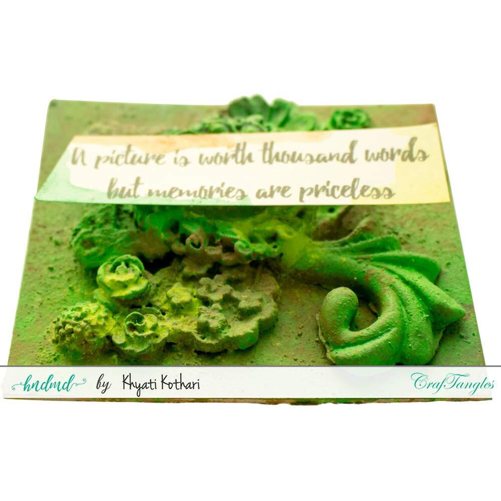 Craftangles Moss Effect Texture Paste (Set Of 4)