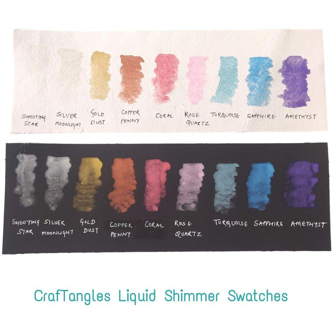Craftangles Liquid Shimmer Watercolor (15 Ml) - Turquoise