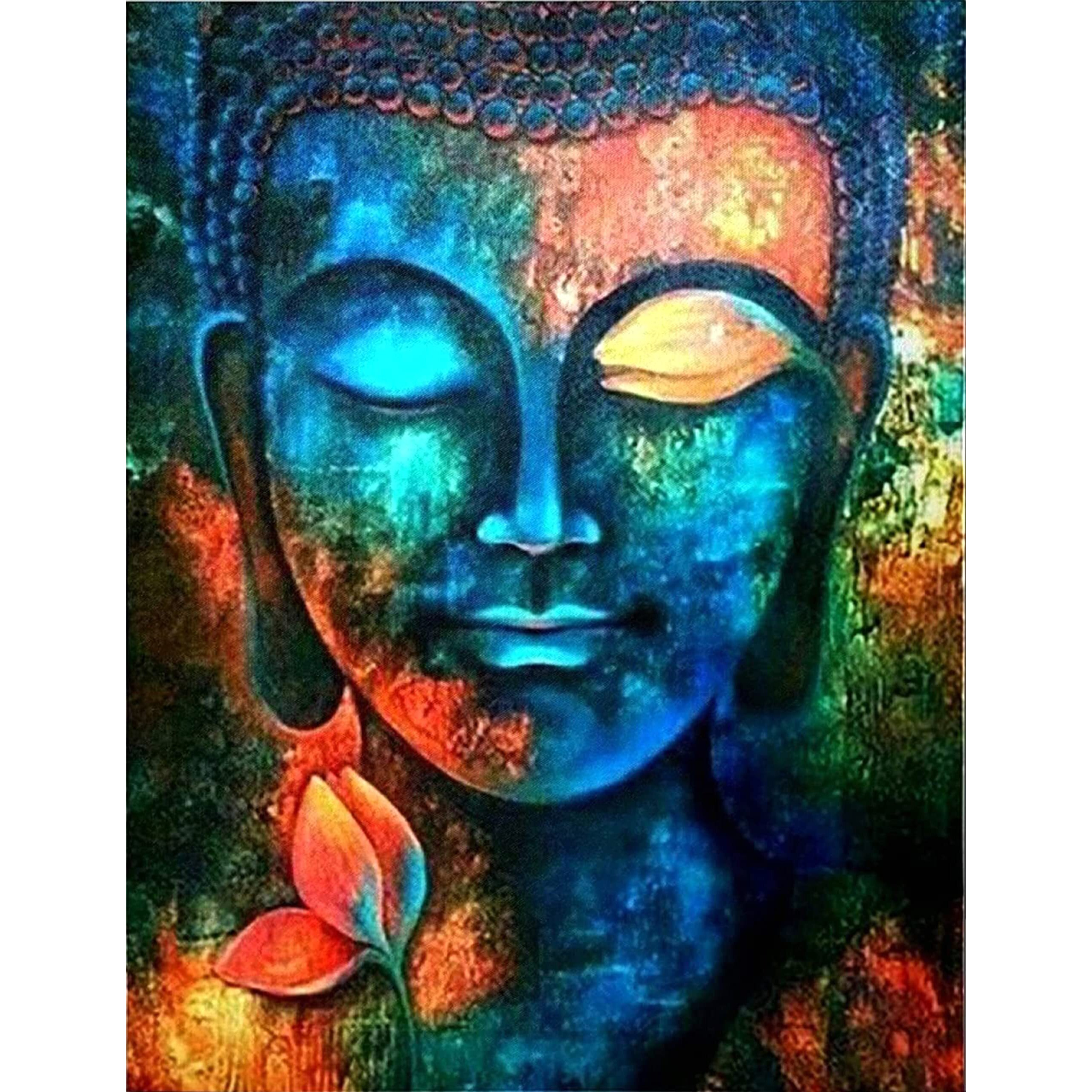 My D Square Buddha Wall Stickers Self Adhesive Vinyl God Wallpapers For Walls Living Room Office Home Decor Size 30 X 45 Cm