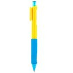 Deli Mechanical Pencil With Soft Rubber Holder For Great Comfortable Grip, Bright Colours, Reusable Inkless Pencils, Stationary Set For Kids Birthday Party Return Gifts (1 Piece, Random Color)