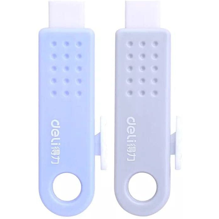 Deli 3 Pc Push Pull Eraser, For Creative Drawing Elementry Crafting School, College Use