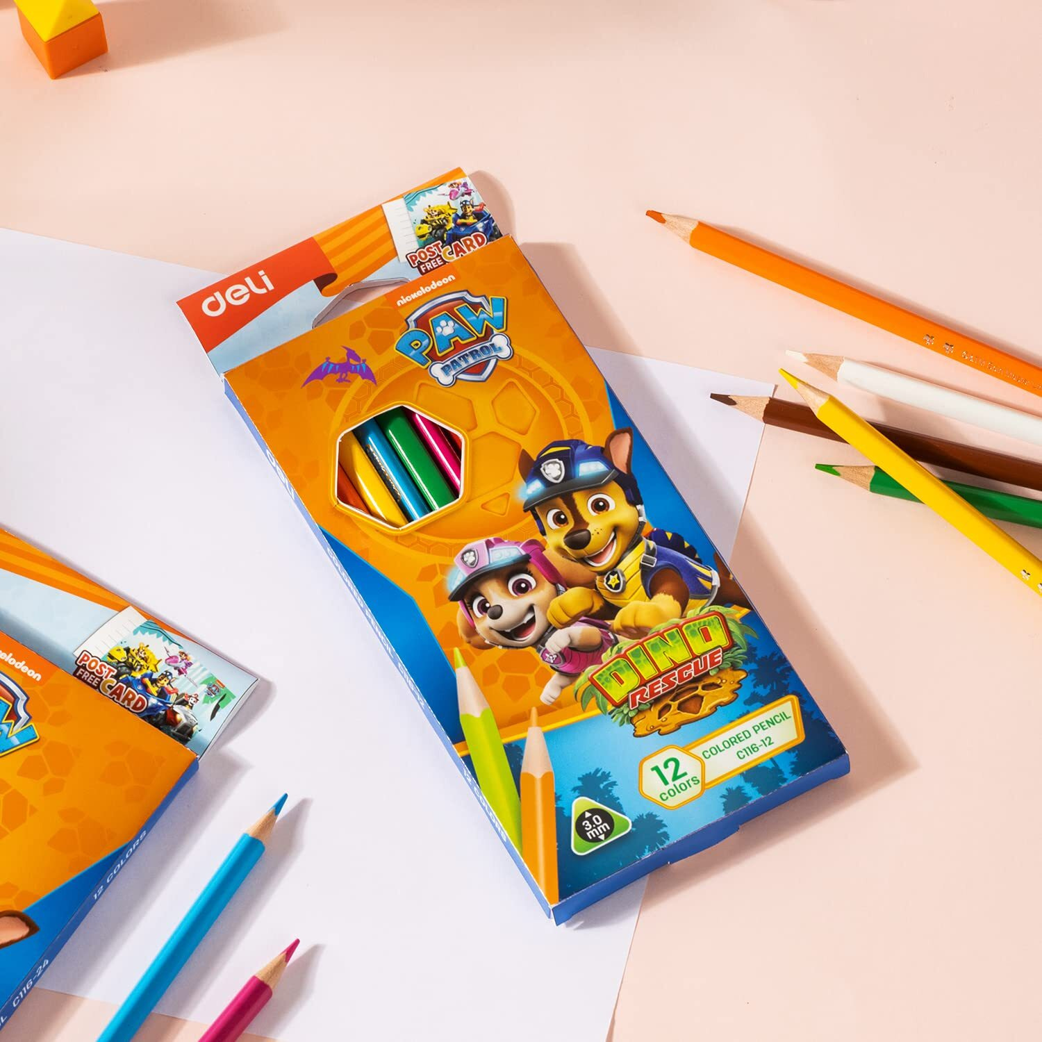 Deli Run Wood Free Color Pencils, 12 Shades Color Pencils For Art Craft Work, Students, Professionals, Beginners, Color Pencils For Drawing, Sketching, Colouring, Colour Pencil For Gift