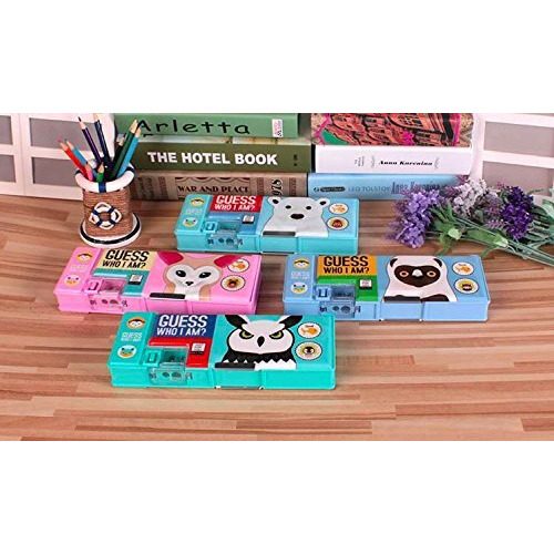 Generic Multipurpose Pencil Box With Built In Sharpener And Led Desk Lamp