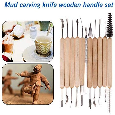Home Buy Ceramic Clay Carving Tool Set - 11 Pcshome Buy Ceramic Clay Carving Tool Set - 11 Pcs
