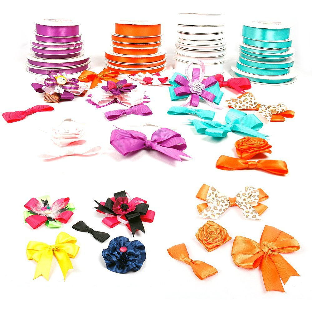 Diy Crafts Polyester Ribbon For Floral Arrangement, Bouquet, And Big Diy Artwork Projects | No Fading Woven Ribbon 1 Inch X 50 Yards Double Face Solid Satin Ribbon Roll, Coral