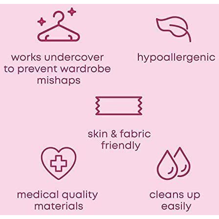 Arlicodeck Body Tape For Women (36 Strip Pack), Clear Double-Sided Tape For Clothes And Skin, All Day Strength, Invisible And Sensitive Skin Friendly