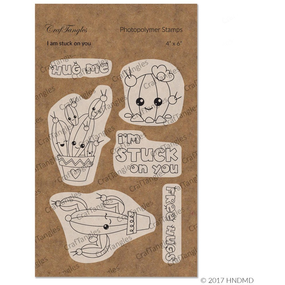 Craftangles Photopolymer Stamps - I Am Stuck On You
