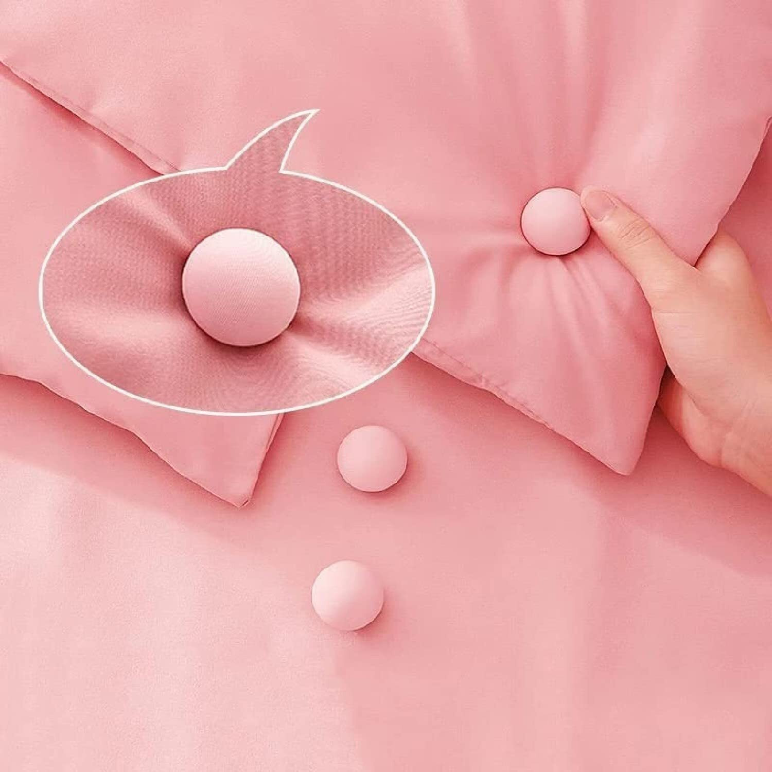 Vortipu Mushroom Blanket Clips, Non-Slip Duvet Cover Clips With One-Key Unlock, Comforter Quilt Holders, Bedding Fasteners For Blankets, Sheets, Curtains, And Mattresses (Pack Of 12, Pink)