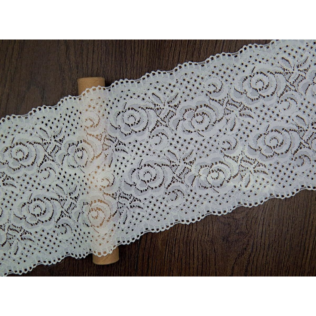 Orient Lace Craft White Net Lace And Border Material Handpicked Boutique Range Lace Trim For Sewing,Invitation Cards,Curtain Tablecloth Slipcover Bridal Diy Clothing/Accessories