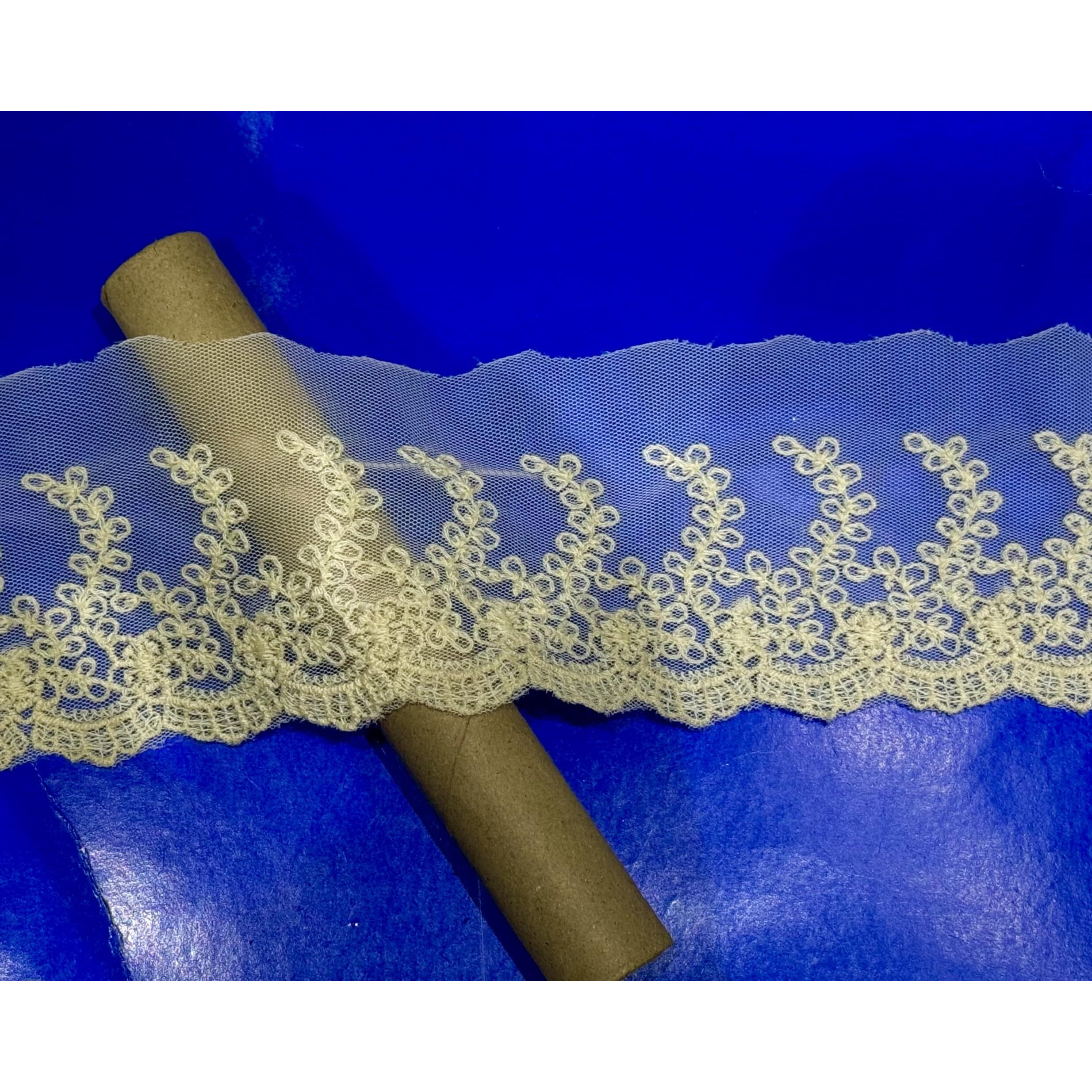 Orient Lace Craft Designer Embroidery Lace For Sewing Trim Curtain Tablecloth Slipcover Bridal Diy Clothing/Accessories 14 Meter In Length