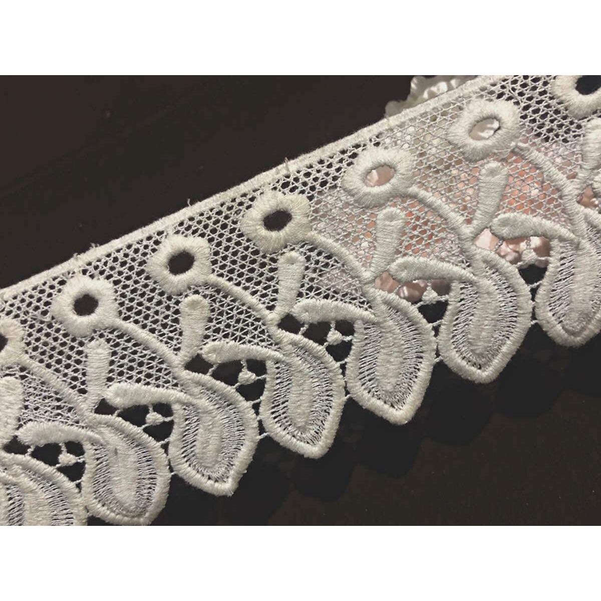 Off White Cotton Lace And Border Material For Suits,Saree & Dupatta (Size 9 Cm) Qty 5 Meter,Used As Trims,Borders,Embroidery Lace, Lace Applique,Fabric Lace,Sewing Supplies,Cotton Lace Work,Diy.