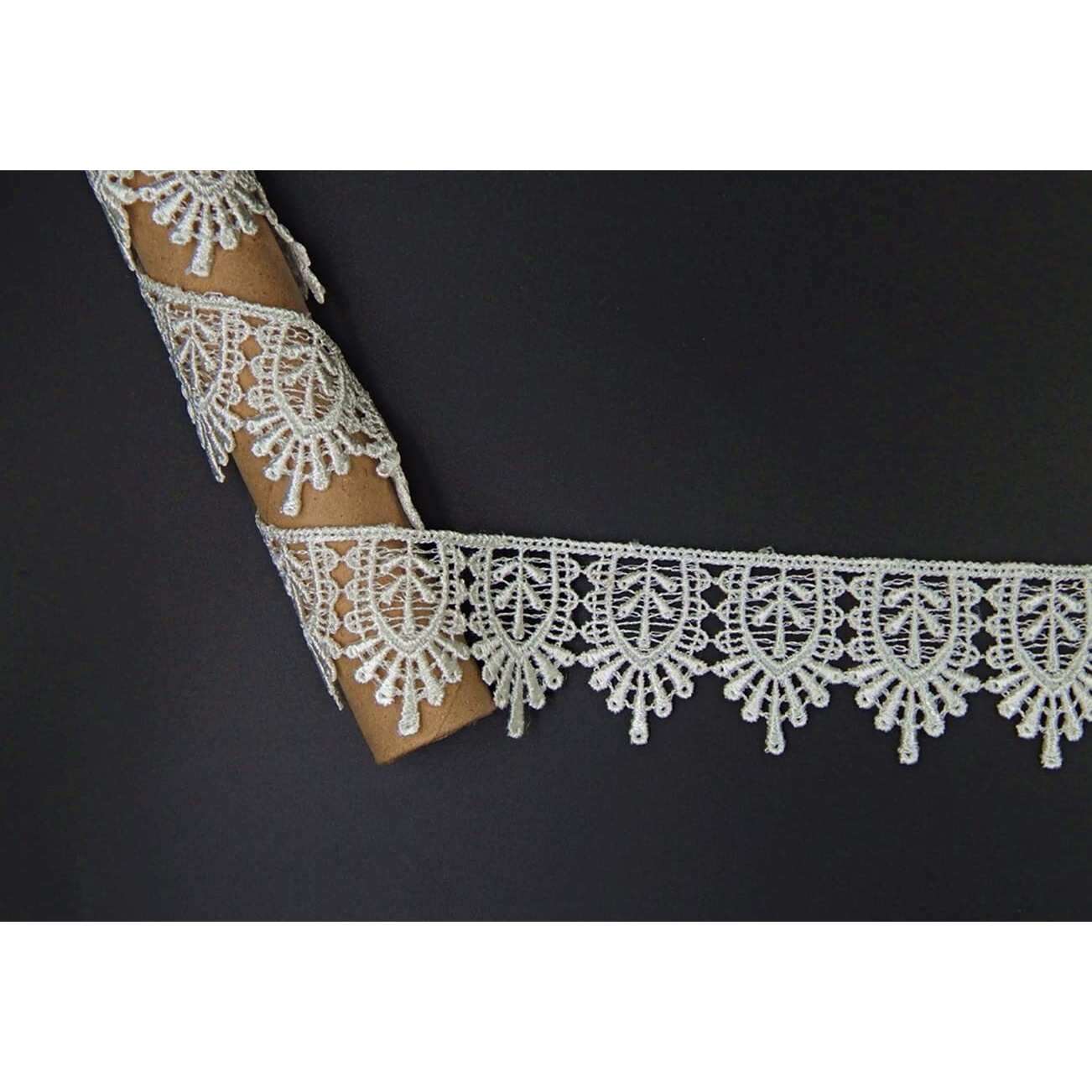 Orient Lace Craft White Lace And Border Material For Rida,Suits,Saree Border Qty 5 Yard,Used As Trims,Borders,Ribbon,Embroidery Lace,Applique,Sewing Supplies,Dupatta Lace Border Bridal,Diy.