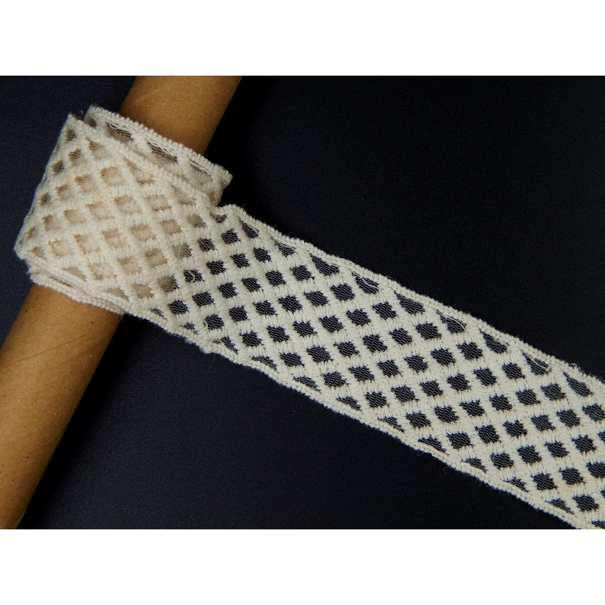 Orient Lace Craft Net Embroidery Lace And Border Material | Fine Quality Dye Able Lace Trim For Sewing,Invitation Cards,Curtain Tablecloth Slipcover Bridal Diy Clothing/Accessories