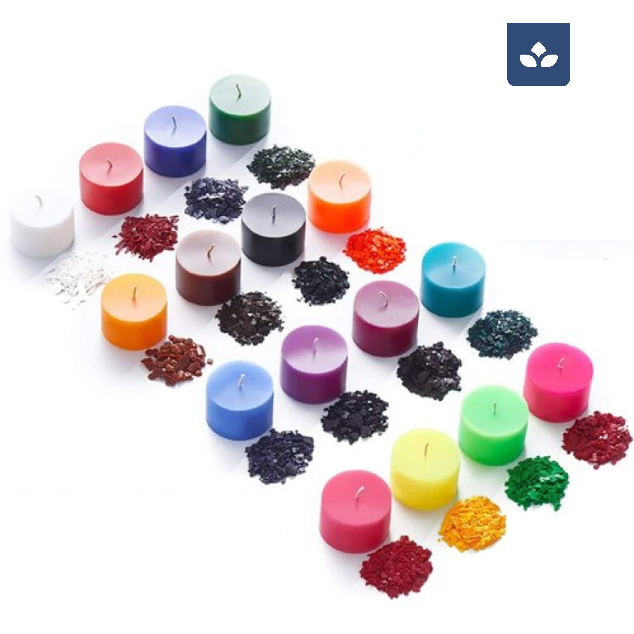 Vedanum Premium Candle Making Colors Set Of 4 Oil Soluble Pigments For Candle Wax Red Yellow Blue Pink