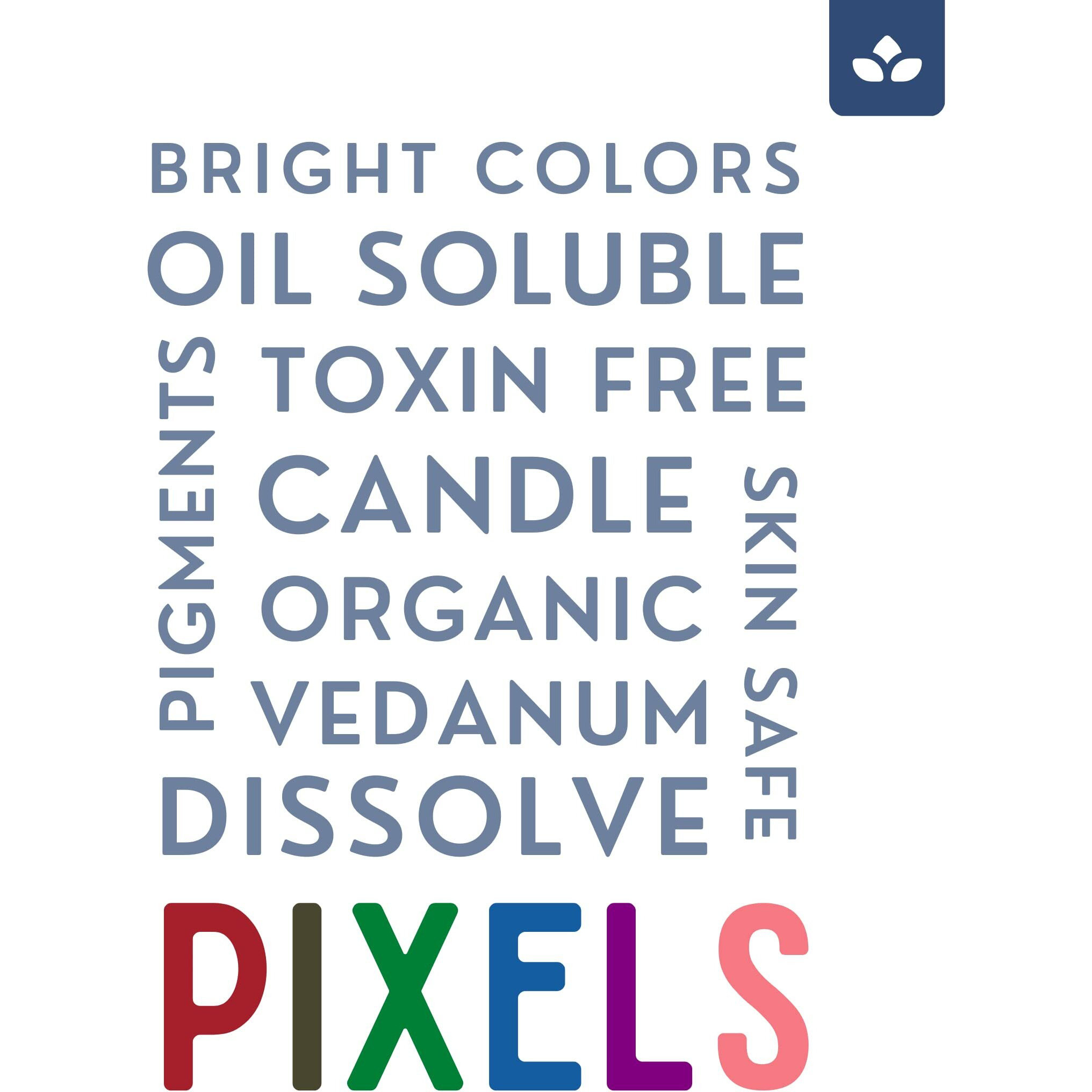 Vedanum Premium Candle Making Colors Set Of 4 Oil Soluble Pigments For Candle Wax Red Yellow Blue Pink