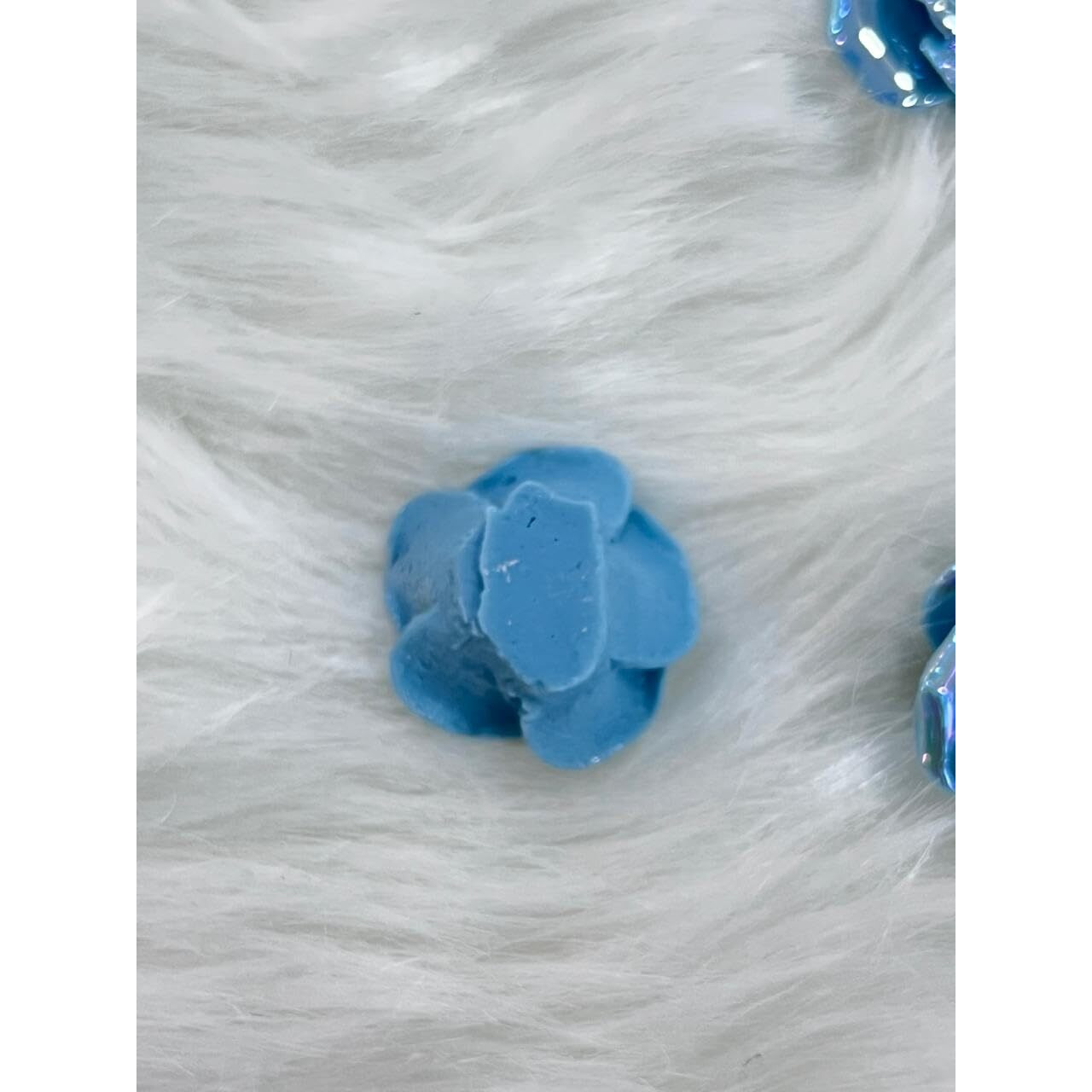 Bhavya Optic Ceramic Roses, Set Of 10 (Blue)