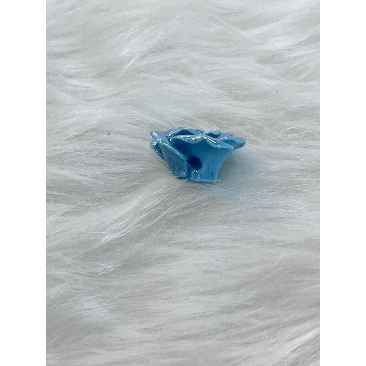 Bhavya Optic Ceramic Roses, Set Of 10 (Blue)