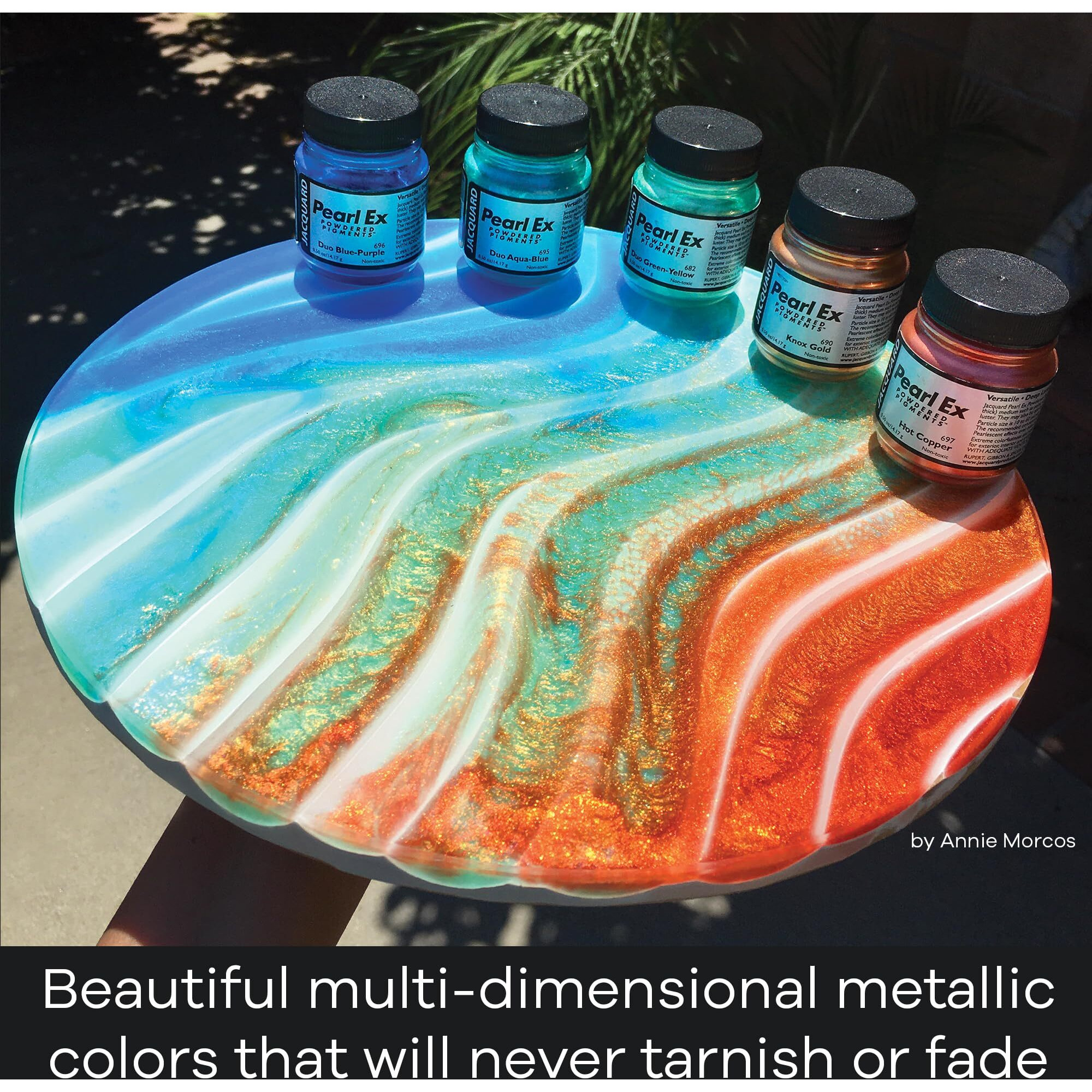Jacquard Pearl Ex Powdered Pigments - The Most Versatile Product (Pearl Ex 6-Color Set)
