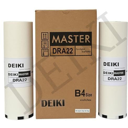Deiki Dra 22 B4 (50M, 100 Stencil Approx) Master Roll For Duplo Duplicator Dpa 125 Ii, 2 Rolls Per Box
