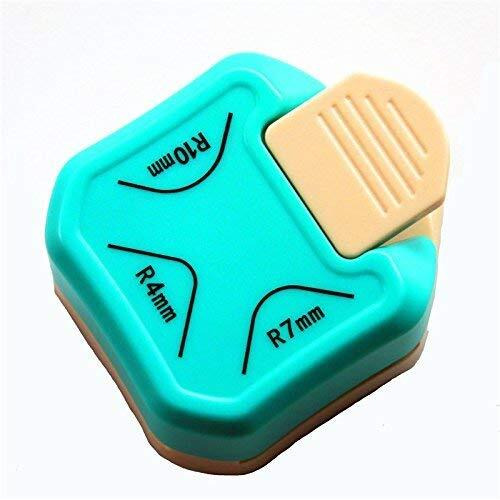 Vishal 3 In 1 Corner Cutter Punch Size R4Mm, R7Mm And R10Mm Rounder For Paper Craft And Photo Cutter Project Book Makingangle Eater