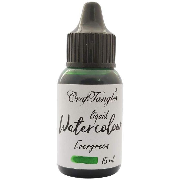 Craftangles Liquid Watercolor (15 Ml) - Evergreen