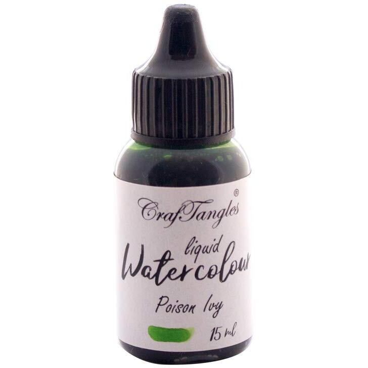 Craftangles Liquid Watercolor (15 Ml) - Green Ivy (Green Watercolor)