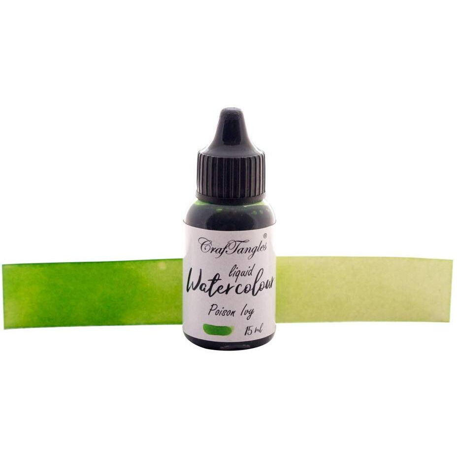 Craftangles Liquid Watercolor (15 Ml) - Green Ivy (Green Watercolor)