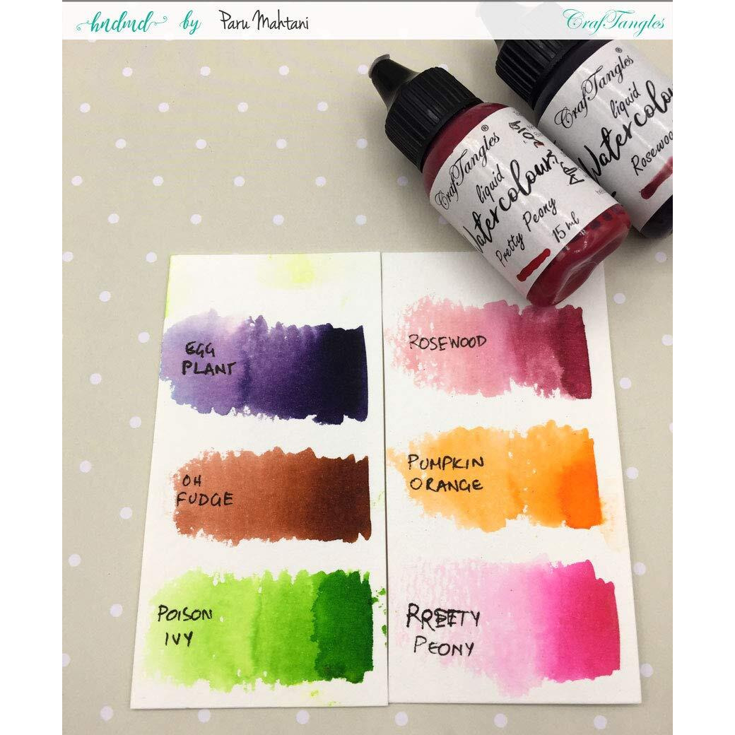 Craftangles Liquid Watercolor (15 Ml) - Green Ivy (Green Watercolor)