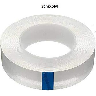Bhoolu&Goolu Transparent Acrylic Waterproof Self-Adhesive Tape For Kitchen Sink Corner Line Sticking Strip(3Cmx5M)