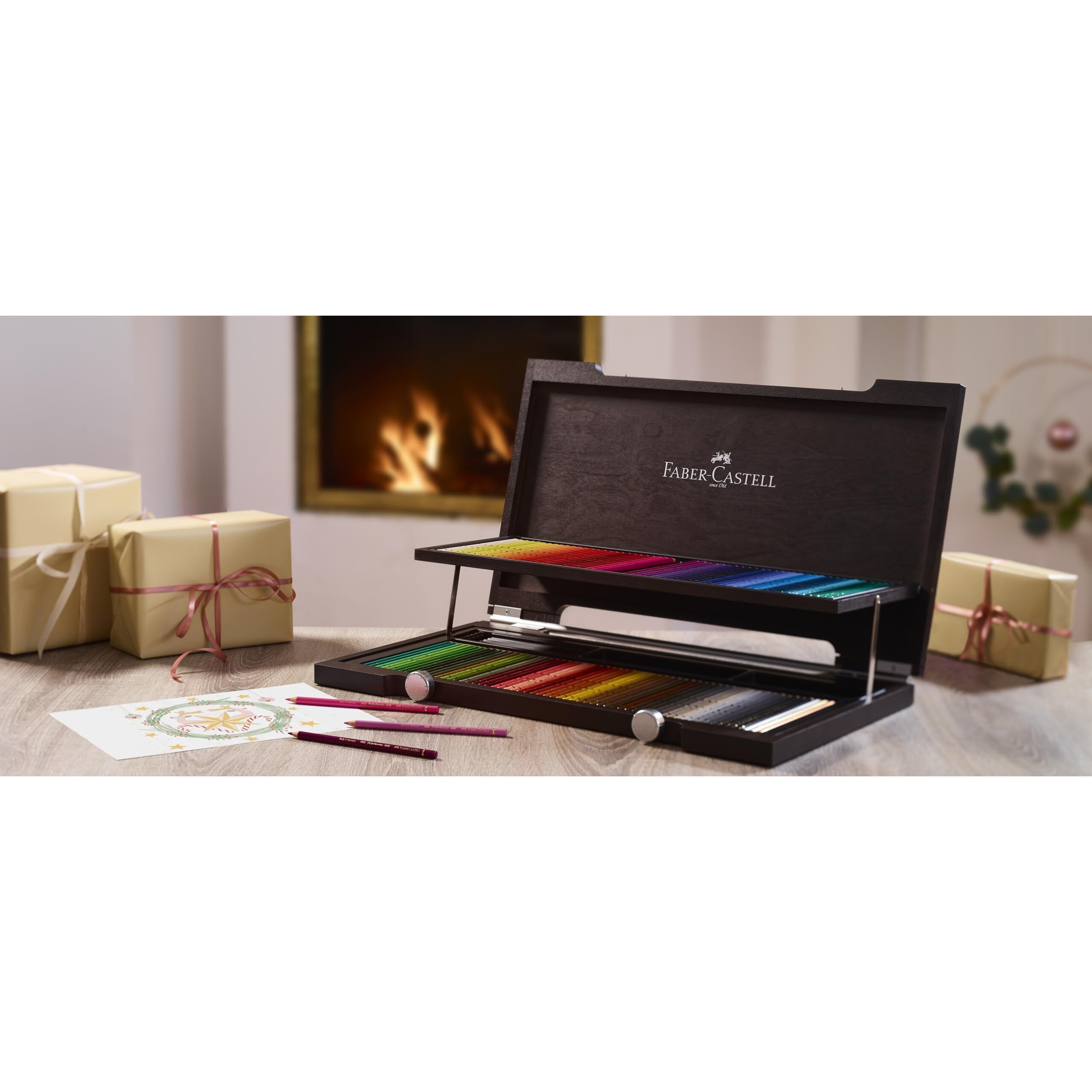 Faber-Castell Polychromos Color Pencils Set, Multicolored, 120 Color Pencils