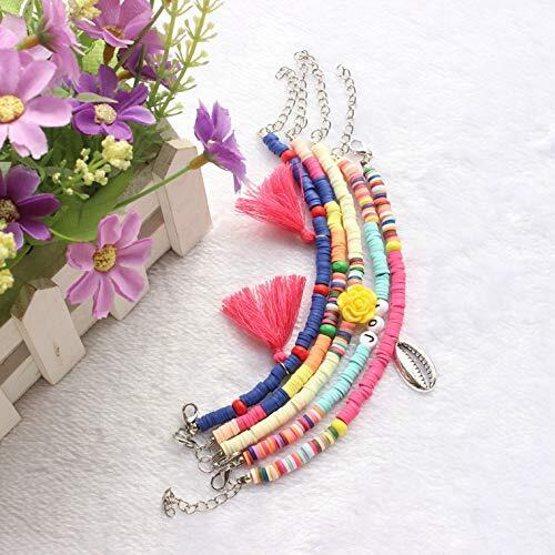 4200 Pieces Flat Round Seed Pony Beads For Bracelet Making Seed Beads Kit,Nnhom 6Mm Flat Beads For Jewelry Making Necklace Earring Diy Craft Set With All Accessories,20 Colors Polymer Clay Disc Beads