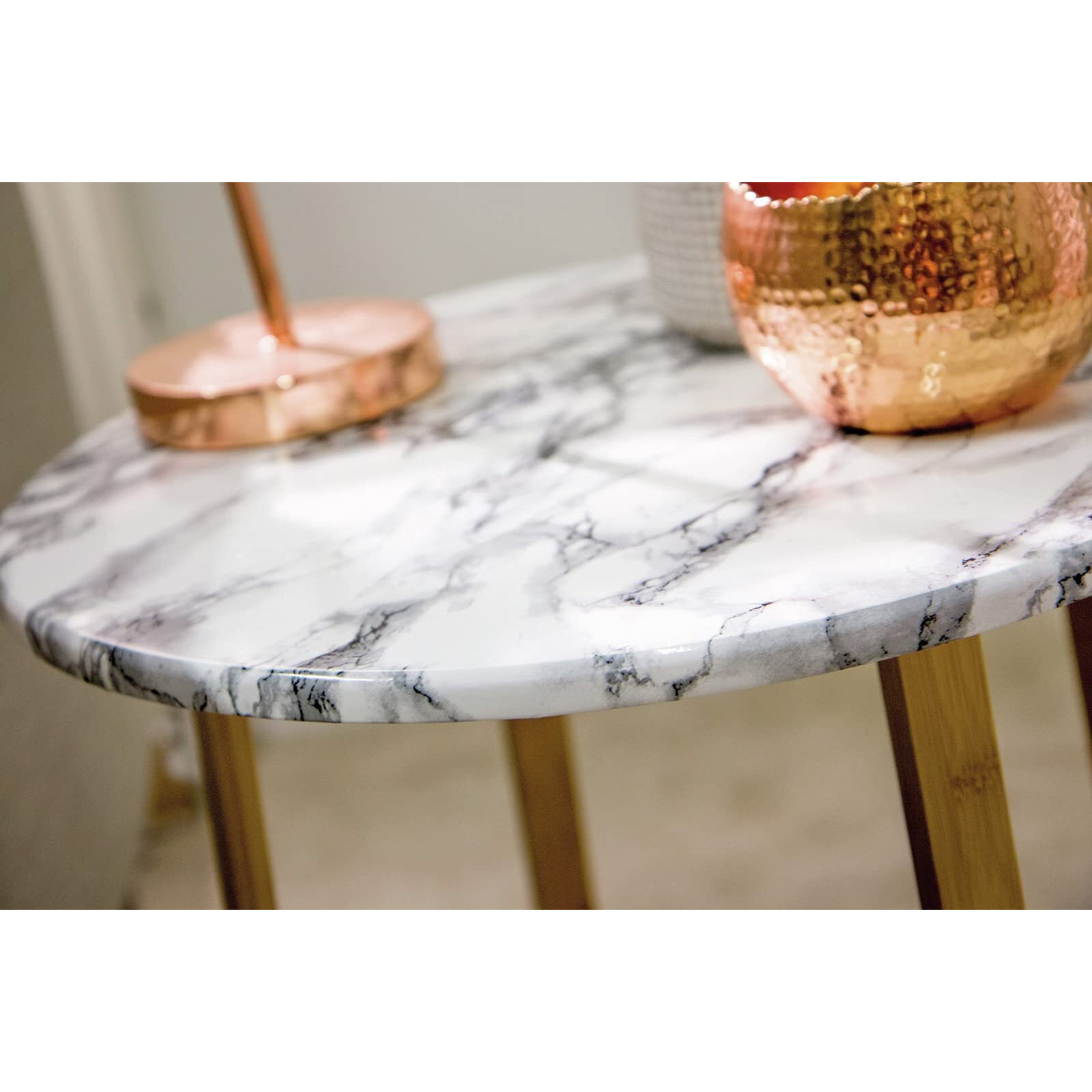 D-C-Fix Black/Grey Marble Effect Self Adhesive Fablon Style Vinyl 675Mm Wide
