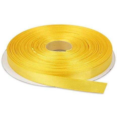 Diy Crafts 16, 40 Mtr, Polyester Ribbon For Floral Arrangement, Bouquet, Artwork Projects No Fading Woven Ribbon 1 Inches Face Solid Satin Ribbon Roll 1+Mtr Lenth Each Lot Rom Color 4(16, 40 Mtr)