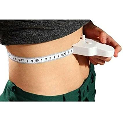 Murtisiddh Body Tape Measure, Waist Tape Measure, Body Fat Measuring Tape White,150Cm Handle Y-Shaped Ergonomic Design Ruler Waist Arm Accurate Measuring Scale Sewing Tape (White)