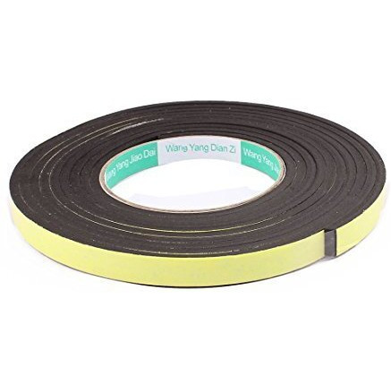 Store2508 Single Sided Sponge Tape Adhesive Sticker Foam Glue Sealing Strip (8Mm X 5 Mm)(Set Of 7)