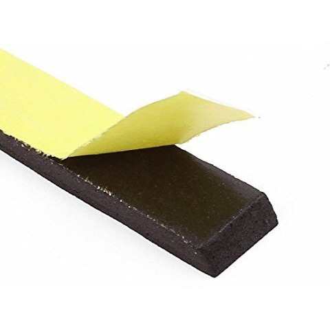 Store2508 Single Sided Sponge Tape Adhesive Sticker Foam Glue Sealing Strip (8Mm X 5 Mm)(Set Of 7)