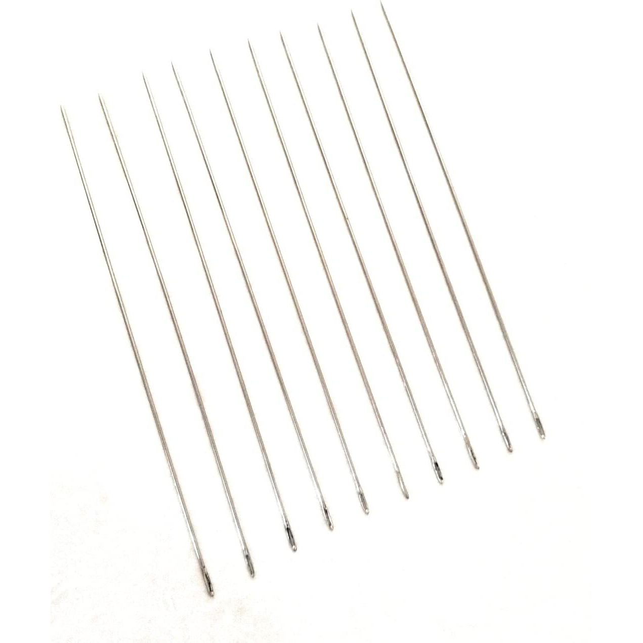 Hookcart Large Eye Stitching Needles, Crafting Knitting Weaving, Needle For Making Flower Garland, Long 15Cm, 10 Piece