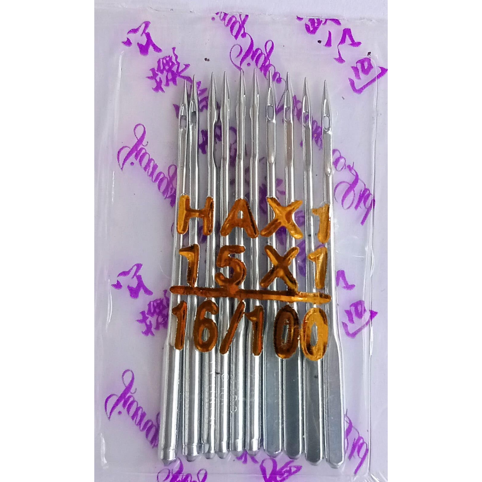Sorzy 20 Pc Machine Sewing Needles 100/16, Ha X 1, Domestic Sewing Machine Needle, Needle Type One Side Flat