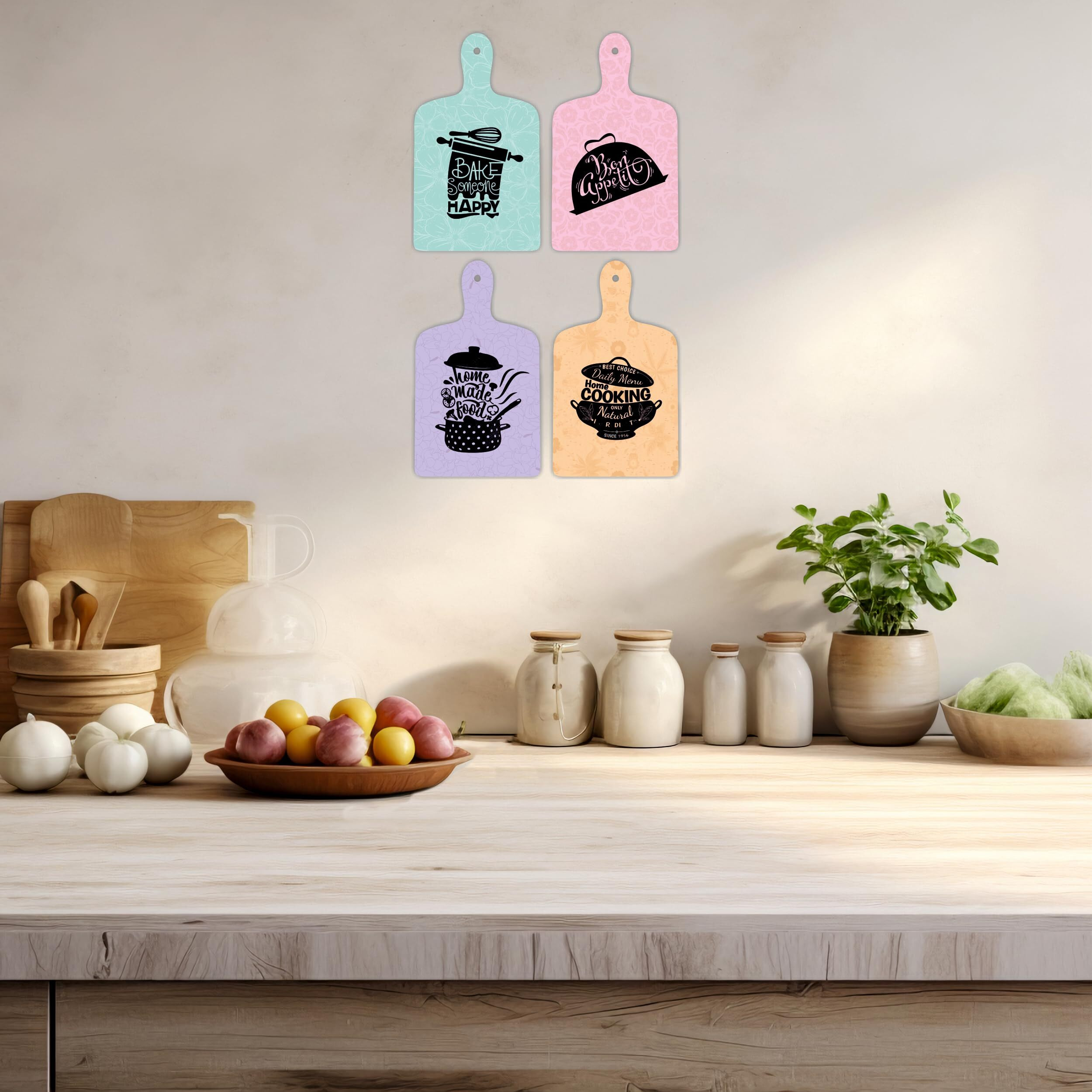 Amazingily Designer Wooden Wall Hanging | Decoration Items For Home | Kitchen | Gifts | Hanger Dining Room Artworks Hangings Modern Decor (Chpr_03)