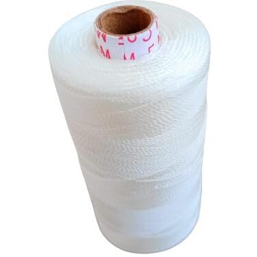 Sorzy Nylon Yarn Thin Thread For Beading And Jewelry Making, Embroidery, Diy Crafts, 25 Gram, White, Pack Of 1