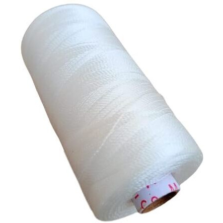 Sorzy Nylon Yarn Thin Thread For Beading And Jewelry Making, Embroidery, Diy Crafts, 25 Gram, White, Pack Of 1