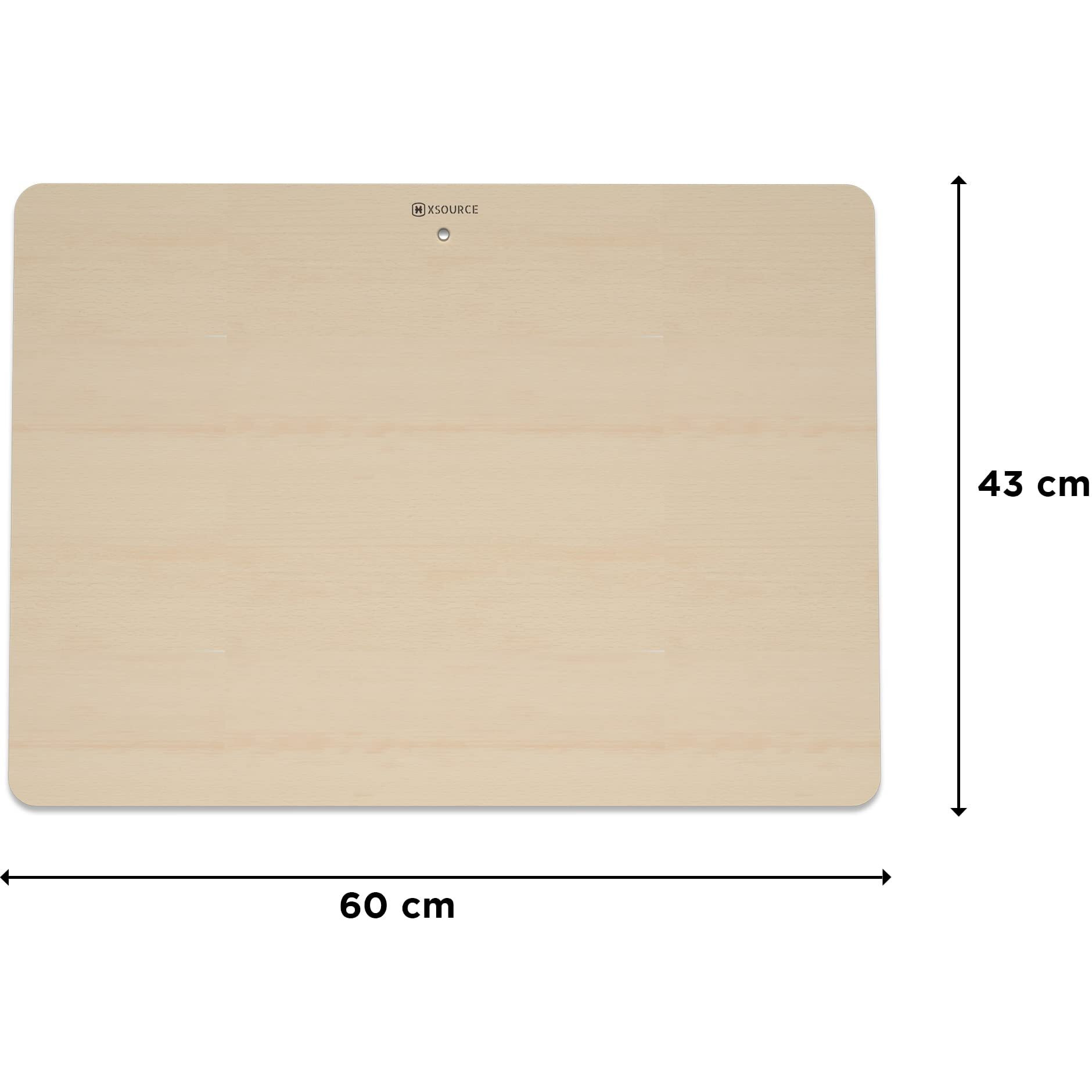 Xsource Wooden Lightweight Drawing Board 17 X 24 Inch A2 Size Both Side Pre Laminated Drawing Board With Magnet For Kids Artists Architect Engineering Drawing Students (A2-Bsl-Magnet)