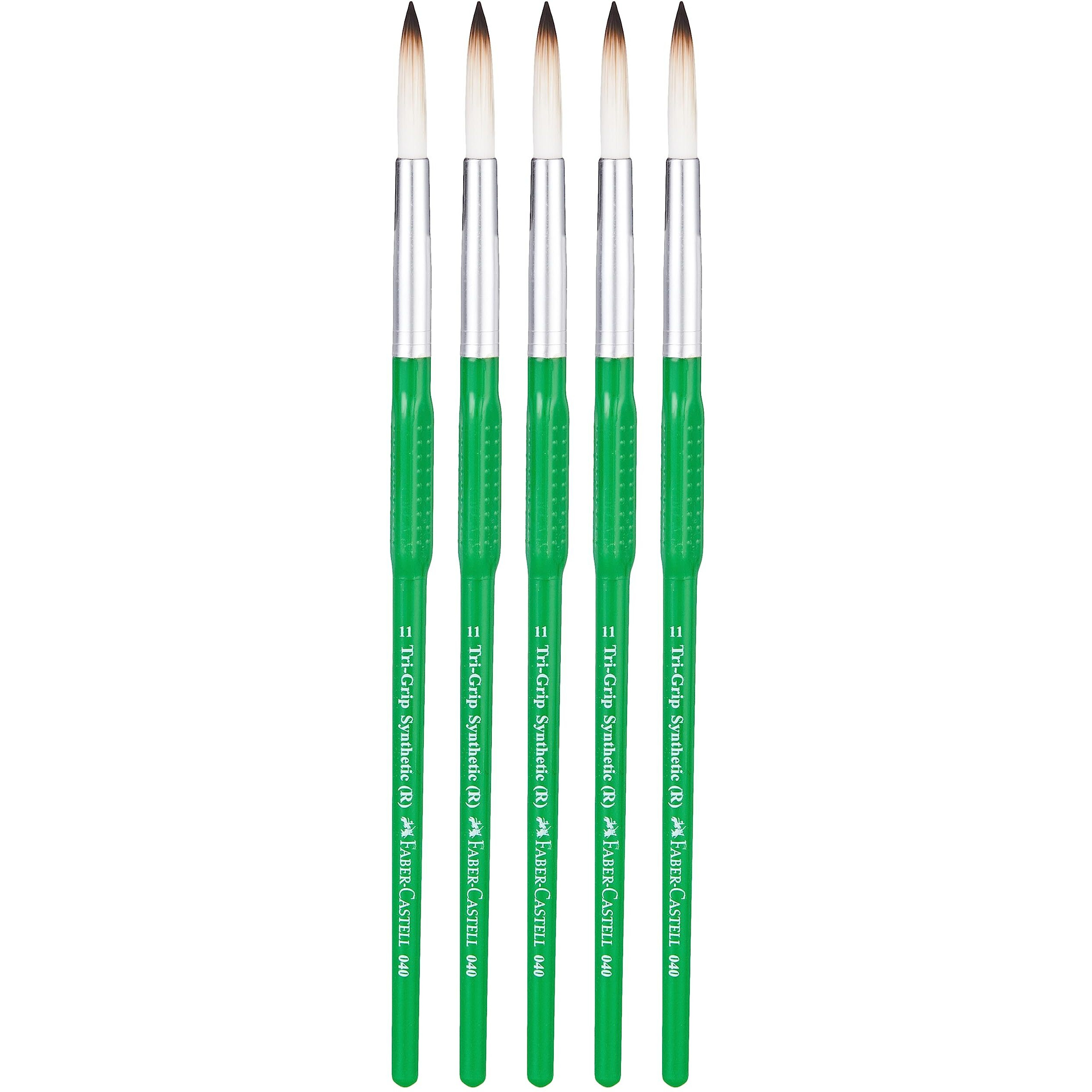 Faber-Castell Tri Grip Synth Hair Round Size 11 Pck-5