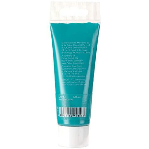 Faber-Castell Acrylic 40 Ml Tube - Cobalt Green 156